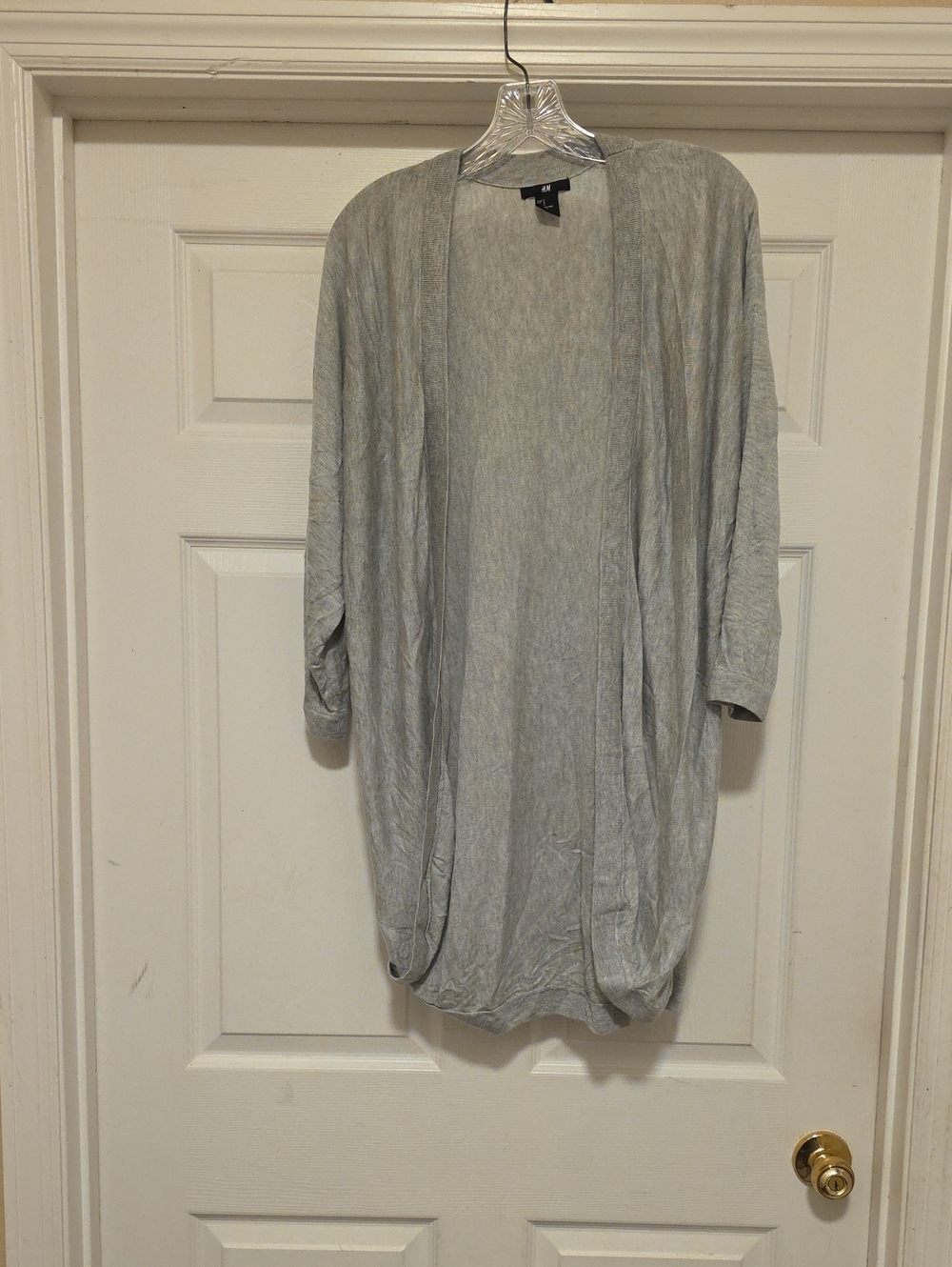 H&M Light Gray Knit Cardigan